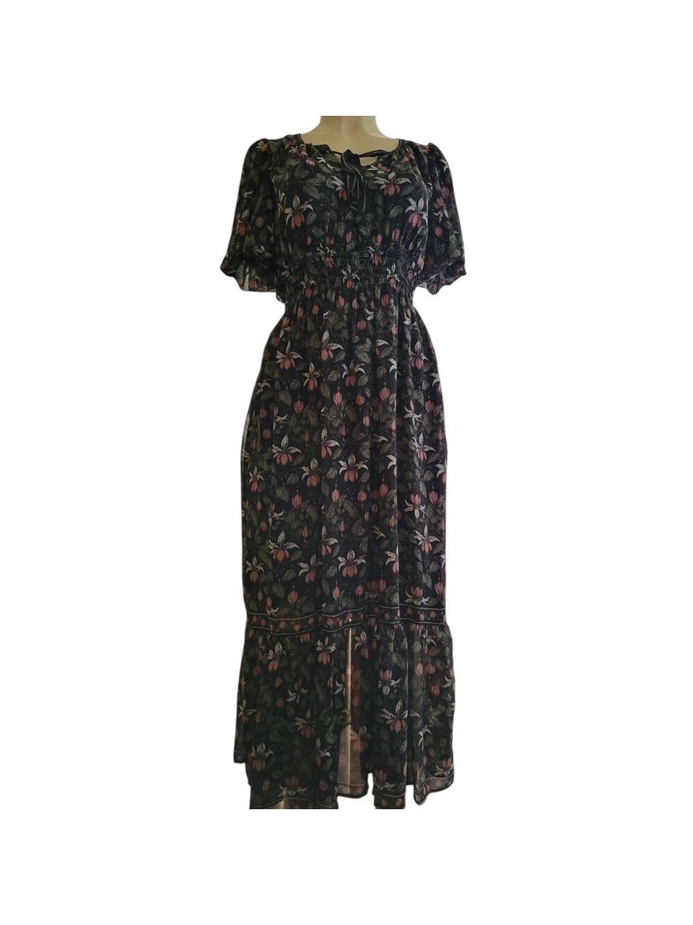 Max Stuido Maxi Floral Dress XS Boho Formal Fairy Girly Formal - Picture 2 of 6